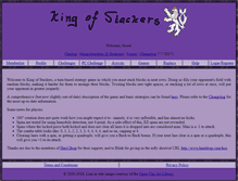 Tablet Screenshot of kingofstackers.com